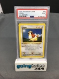 PSA Graded 1999 Pokemon Base Set 1st Edition Shadowless #22 PIDGEOTTO Trading Card - MINT 9