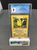 CGC Graded 1999 Pokemon Jungle 1st Edition #60 PIKACHU Trading Card - MINT 9