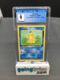 CGC Graded 2000 Pokemon Team Rocket 1st Edition #65 PSYDUCK Trading Card - MINT 9