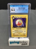 CGC Graded 2000 Pokemon Team Rocket 1st Edition #34 DARK ELECTRODE Trading Card - NM-MT+ 8.5