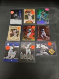 9 Card Lot of Serial Numbered BASEBALL Cards from Huge Collection with Stars & Low Numbered - WOW