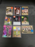 9 Card Lot of Serial Numbered BASEBALL Cards from Huge Collection with Stars & Low Numbered - WOW