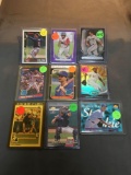 9 Card Lot of BASEBALL Rookie Cards with Modern Stars, Hall of Famers and More!