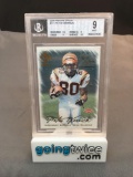 BGS Graded 2000 Private Stock #111 PETER WARRICK Bengals ROOKIE Football Card - MINT 9