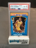 PSA Graded 1990-91 Fleer All-Stars #4 MAGIC JOHNSON Lakers Basketball Card - NM-MT 8