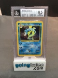 BGS Graded 1999 Pokemon Base Set Unlimited #6 GYARADOS Holofoil Rare Trading Card - NM-MT+ 8.5