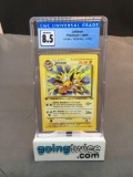 CGC Graded 1999 Pokemon Jungle 1st Edition 20 JOLTEON Rare Trading Card - NM-MT+ 8.5