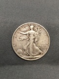 1938 United States Walking Liberty Silver Half Dollar - 90% Silver Coin from Estate
