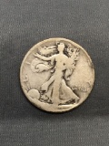 Unknown Date United States Walking Liberty Silver Half Dollar - Appears to Be 1919