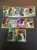 15 Card Lot of 1975 Topps Mini Vintage Baseball Cards from Nice Collection