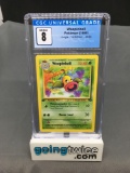 CGC Graded 1999 Pokemon Jungle 1st Edition #48 WEEPINBELL Trading Card - NM-MT 8
