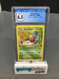CGC Graded 1999 Pokemon Jungle 1st Edition #48 WEEPINBELL Trading Card - EX-NM+ 6.5