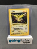 2000 Pokemon Base Set 2 #20 ZAPDOS Holofoil Rare Trading Card from Consignor - Binder Set Break!