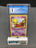 CGC Graded 2000 Pokemon Team Rocket 1st Edition #49 ABRA Trading Card - NM-MT 8