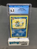 CGC Graded 1999 Pokemon Jungle 1st Edition #28 VAPOREON Trading Card - EX-NM+ 6.5
