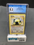 CGC Graded 1999 Pokemon Jungle 1st Edition #27 SNORLAX Trading Card - NM-MT+ 8.5
