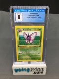 CGC Graded 1999 Pokemon Jungle 1st Edition #29 VENOMOTH Trading Card - NM-MT 8