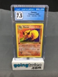 CGC Graded 1999 Pokemon Jungle 1st Edition #19 FLAREON Trading Card - NM+ 7.5
