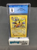 CGC Graded 1999 Pokemon Jungle 1st Edition #20 JOLTEON Trading Card - NM-MT 8