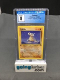 CGC Graded 1999 Pokemon Jungle 1st Edition #50 CUBONE Trading Card - NM-MT 8