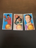 3 Card Lot of Vintage 1970-71 Topps Basketball Cards with Wes Unseld