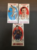 3 Card Lot of Vintage 1969-70 Topps Basketball Cards from Huge Estate Collection