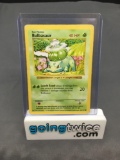 1999 Pokemon Base Set Shadowless #44 BULBASAUR Trading Card