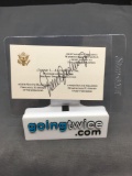 Hand Signed JESSE JACKSON JR. Member of Congress Business Card from Estate Collection