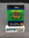 Factory Sealed 1991 Topps STADIUM CLUB Football 12 Card Hobby Pack - BRETT FAVRE ROOKIE?
