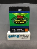 Factory Sealed 1991 Topps STADIUM CLUB Football 12 Card Hobby Pack - BRETT FAVRE ROOKIE?