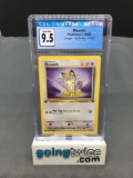 CGC Graded 1999 Pokemon Jungle 1st Edition #56 MEOWTH Vintage Trading Card - GEM MINT 9.5