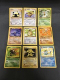 9 Card Lot of Vintage Rare Pokemon Trading Cards from Consignor Collection - Binder Set Break!