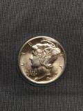 1941-S United States Mercury Silver Dime - 90% Silver Coin from Estate