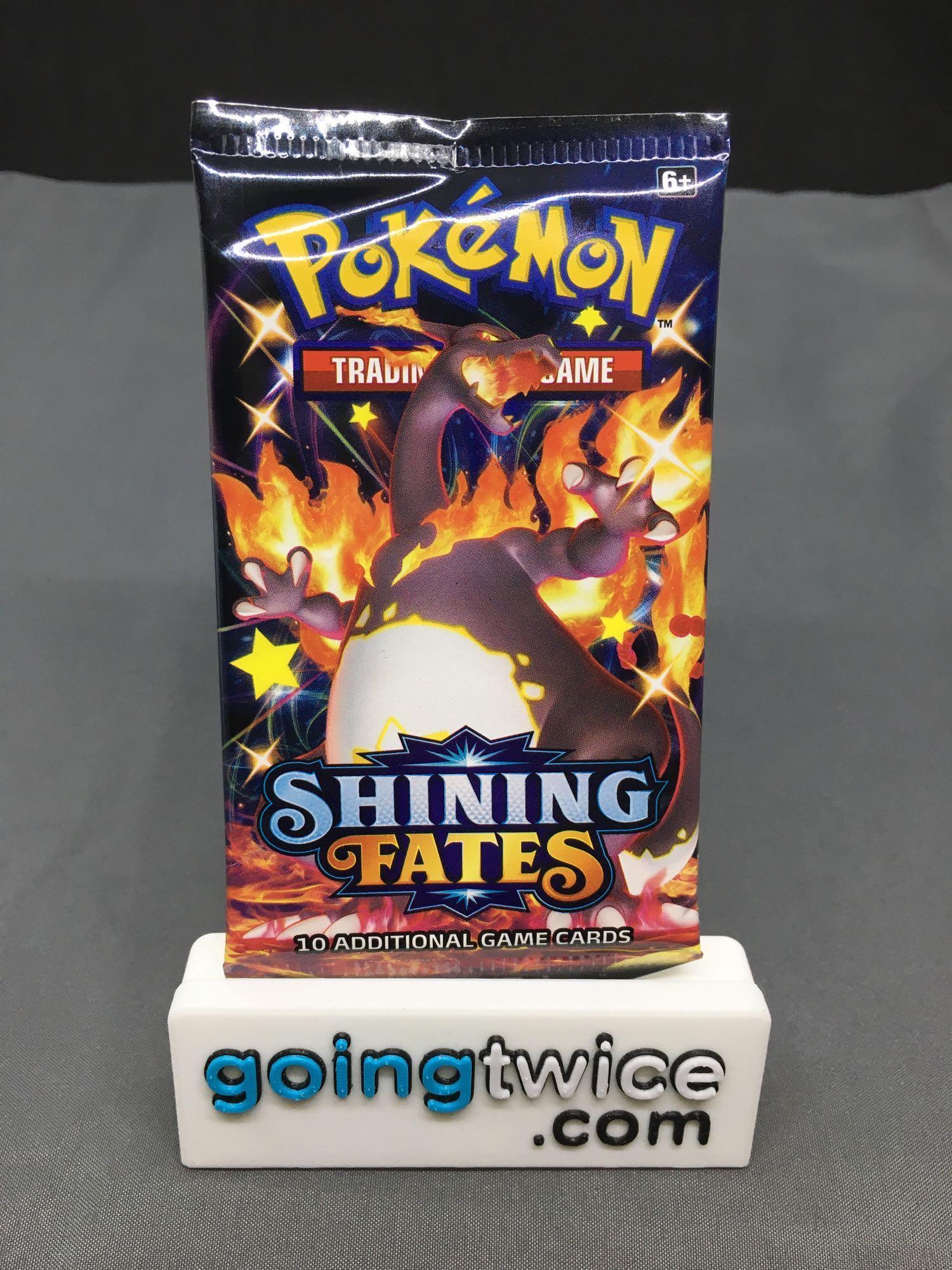 Factory Sealed Pokemon SHINING FATES 10 Card | Proxibid Factory Sealed Pokemon SHINING FATES 10 Card | Proxibid