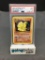 PSA Graded 1999 Pokemon Base Set 1st Edition Shadowless #12 NINETALES Holofoil Rare Trading Card -