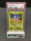 PSA Graded 1999 Pokemon Base Set Unlimited #55 NIDORAN Trading Card - MINT 9