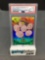 PSA Graded 2000 Pokemon Topps TV Animation Rainbow Foil #102 EXEGGCUTE Trading Card - EX-NM 6