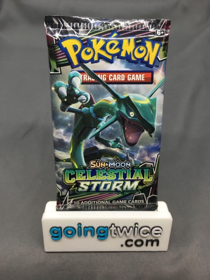 Factory Sealed Pokemon Sun & Moon CELESTIAL STORM 10 Card Booster Pack - LISIA FULL ART?