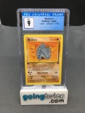 CGC Mint 9 - Jungle 1st Edition Pokemon Card - Rhyhorn