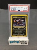 PSA Graded 2001 Pokemon Neo Discovery 1st Edition #39 HOUNDOUR Trading Card - NM-MT 8