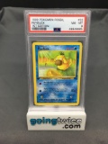 PSA Graded 1999 Pokemon Fossil 1st Edition #53 PSYDUCK Trading Card - NM-MT 8