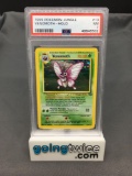 PSA Graded 1999 Pokemon Jungle #13 VENOMOTH Holofoil Rare Trading Card - NM 7