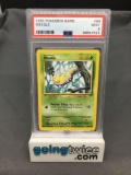 PSA Graded 1999 Pokemon Base Set Unlimited #69 WEEDLE Trading Card - MINT 9
