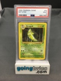PSA Graded 1999 Pokemon Base Set Unlimited #54 METAPOD Trading Card - MINT 9