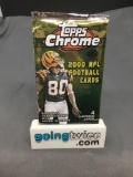 Factory Sealed 2000 TOPPS CHROME Football 4 Card Pack