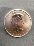 1 Troy Ounce .999 Fine Silver 2013 Canadian Maple Leaf Silver Bullion Round Coin