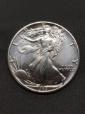 1 Troy Ounce .999 Fine Silver 1989 United States American Eagle Silver Bullion Round Coin