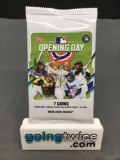 Factory Sealed 2021 Topps OPENING DAY Baseball Hobby Edition 7 Card Pack