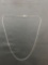 New Snake Link 1.0mm Wide 18in Long High Polished Italian Made Sterling Silver Chain