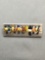 Inlaid Row of Birds Design Rectangular 47mm Long 15mm Tall Sterling Silver Brooch